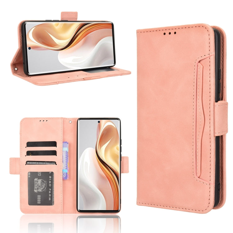 For Ulefone Note 17 Pro Skin Feel Calf Texture Card Slots Leather Phone Case(Pink) by buy2fix