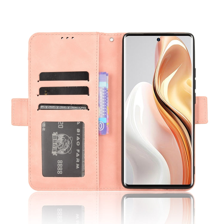 For Ulefone Note 17 Pro Skin Feel Calf Texture Card Slots Leather Phone Case(Pink) by buy2fix