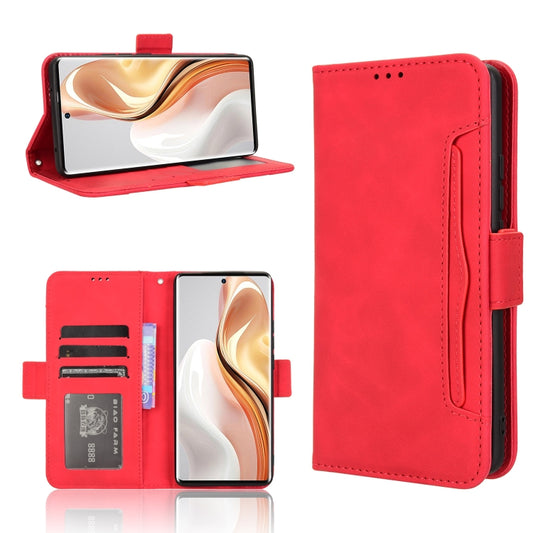 For Ulefone Note 17 Pro Skin Feel Calf Texture Card Slots Leather Phone Case(Red) by buy2fix