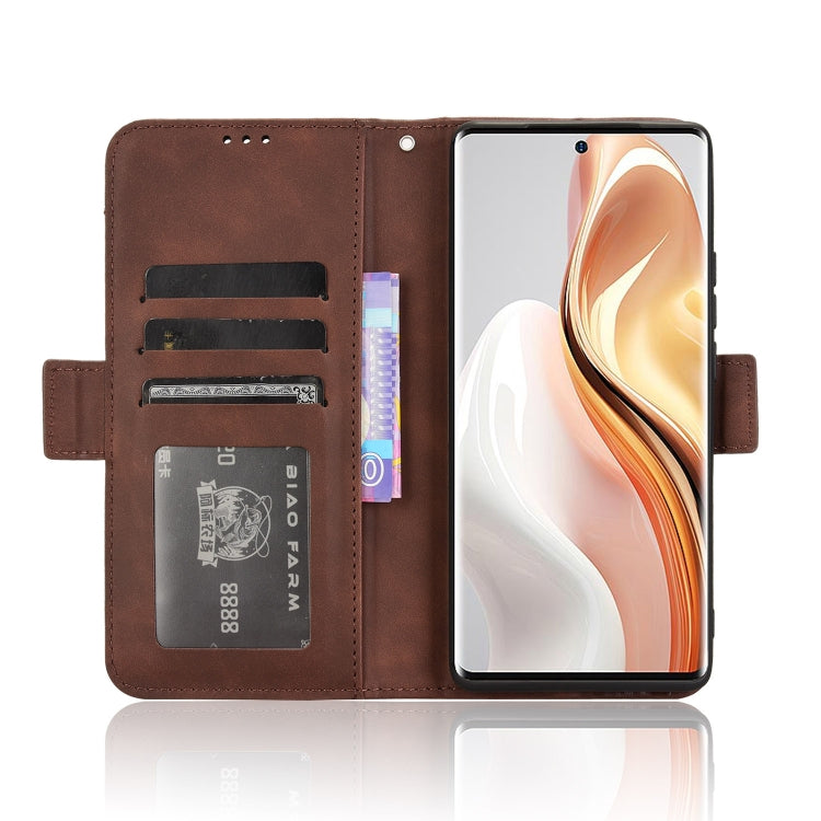 For Ulefone Note 17 Pro Skin Feel Calf Texture Card Slots Leather Phone Case(Brown) by buy2fix