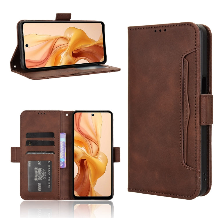 For Ulefone Note 18 Ultra Skin Feel Calf Texture Card Slots Leather Phone Case(Brown) by buy2fix