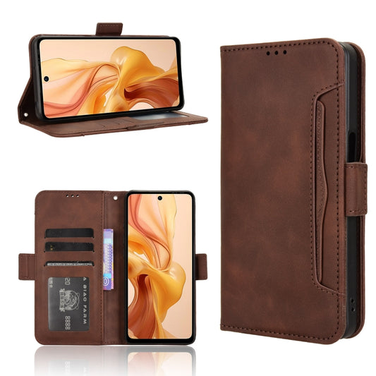For Ulefone Note 18 Ultra Skin Feel Calf Texture Card Slots Leather Phone Case(Brown) by buy2fix