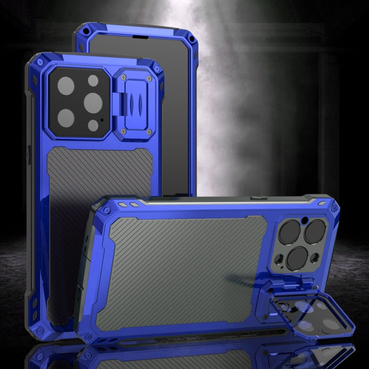 For iPhone 14 Pro Shockproof Life Waterproof Dustproof Metal MagSafe Phone Case(Blue) - iPhone 14 Pro Cases by buy2fix | Online Shopping UK | buy2fix