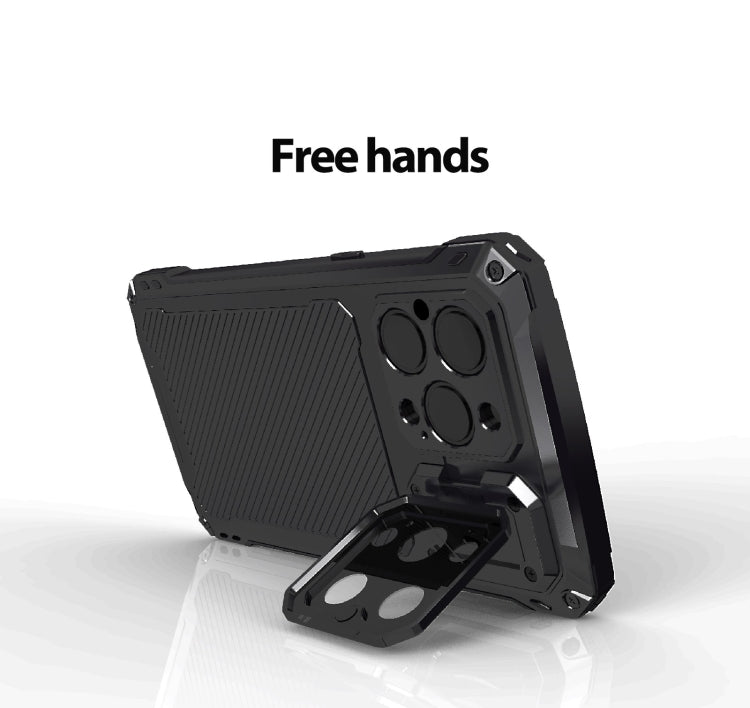 For iPhone 14 Pro Max Shockproof Life Waterproof Dustproof Metal MagSafe Phone Case(Blue) - iPhone 14 Pro Max Cases by buy2fix | Online Shopping UK | buy2fix