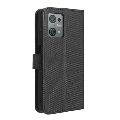 For Blackview Oscal C30 / C30 Pro Diamond Texture Leather Phone Case(Black) - More Brand by buy2fix | Online Shopping UK | buy2fix