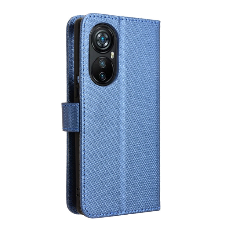 For Blackview A200 Pro Diamond Texture Leather Phone Case(Blue) - More Brand by buy2fix | Online Shopping UK | buy2fix