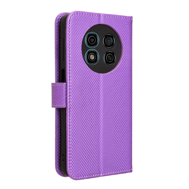 For Ulefone Note 15 Diamond Texture Leather Phone Case(Purple) by buy2fix