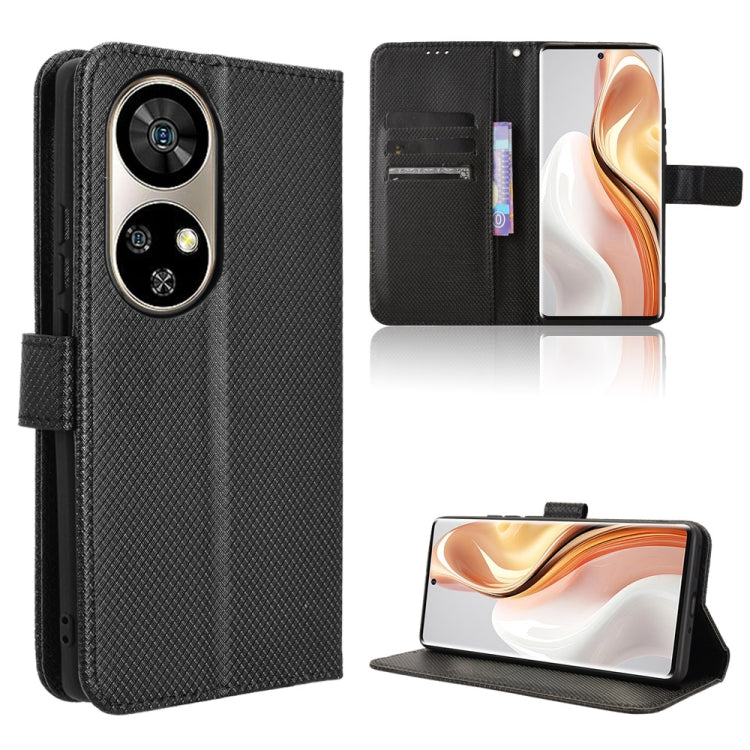 For Ulefone Note 17 Pro Diamond Texture Leather Phone Case(Black) by buy2fix