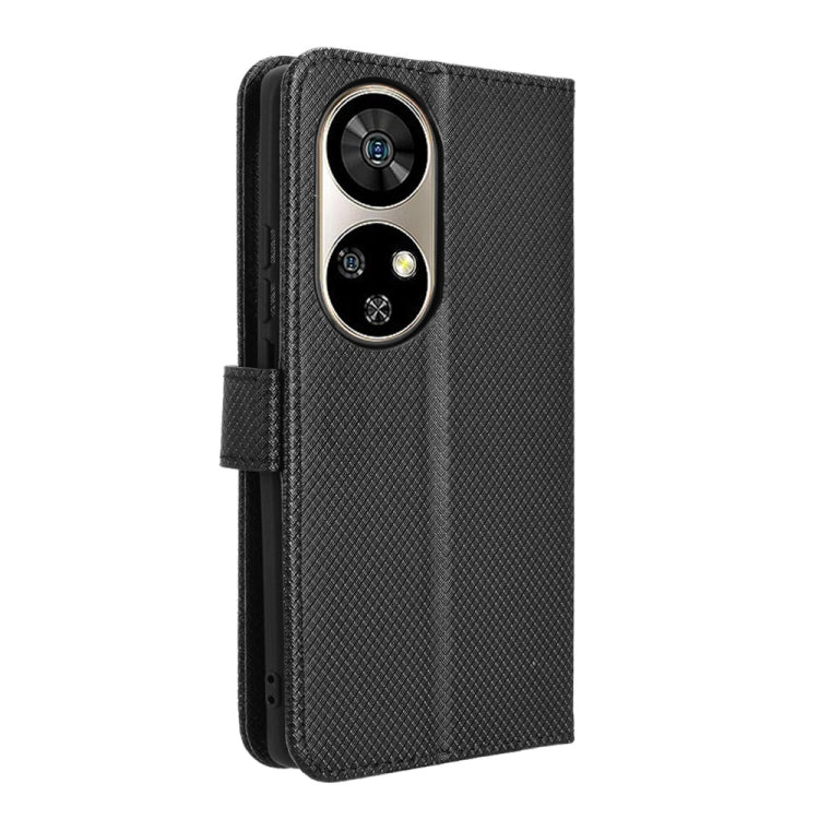 For Ulefone Note 17 Pro Diamond Texture Leather Phone Case(Black) by buy2fix