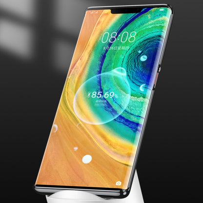 For Huawei Mate 30 5G GKK Electroplating Leather Surface Phone Case(Cyan) by GKK