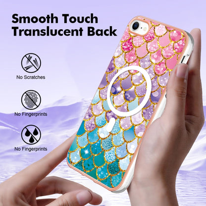 For iPhone 8 / SE 2022 / 2020 Marble Pattern Dual-side IMD Magsafe TPU Phone Case(Colorful Scales) - iPhone SE 2022 / 2020 / 8 / 7 Cases by buy2fix | Online Shopping UK | buy2fix