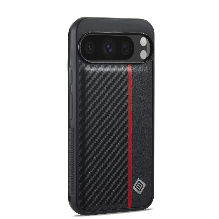 For Google Pixel 10 / 10 Pro LC.IMEEKE 3 in 1 Carbon Fiber Texture Shockproof Phone Case(Black) - Google Cases by LC.IMEEKE | Online Shopping UK | buy2fix