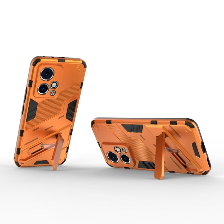 For Honor 90 GT 5G Punk Armor 2 in 1 PC + TPU Phone Case with Holder(Orange) - Honor Cases by buy2fix | Online Shopping UK | buy2fix