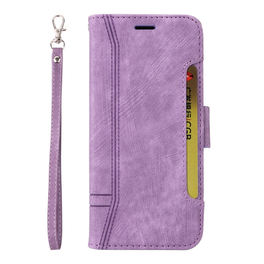 For Xiaomi Poco X6 Pro / Redmi K70E 5G BETOPNICE Dual-side Buckle Leather Phone Case(Purple) by BETOPNICE