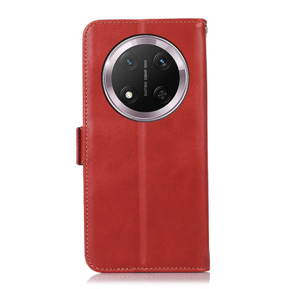 For Honor X9c 5G Global Crazy Horse Top Layer Cowhide Leather Phone Case(Red) - Honor Cases by buy2fix | Online Shopping UK | buy2fix