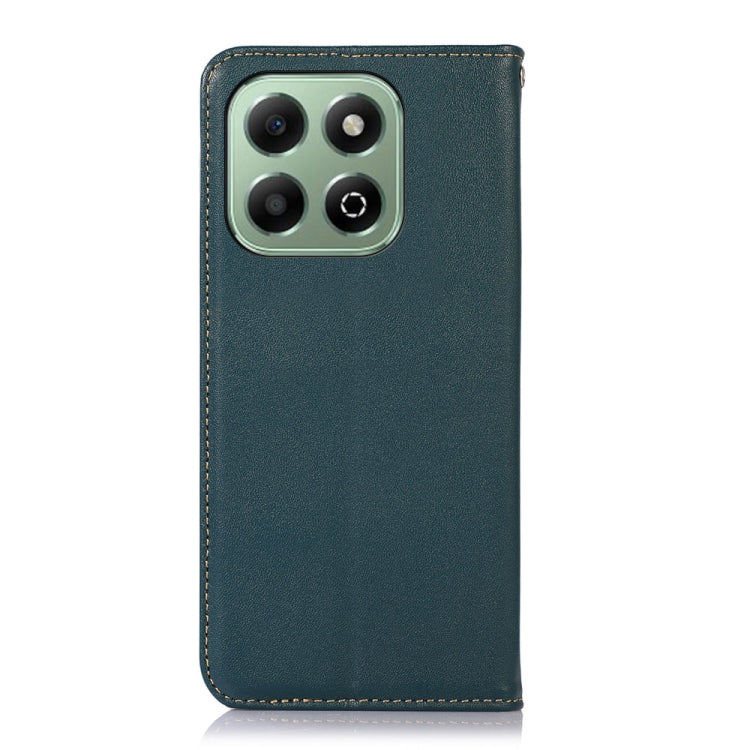 For Honor X6b KHAZNEH Nappa Top Layer Cowhide Leather Phone Case(Green) - Honor Cases by buy2fix | Online Shopping UK | buy2fix
