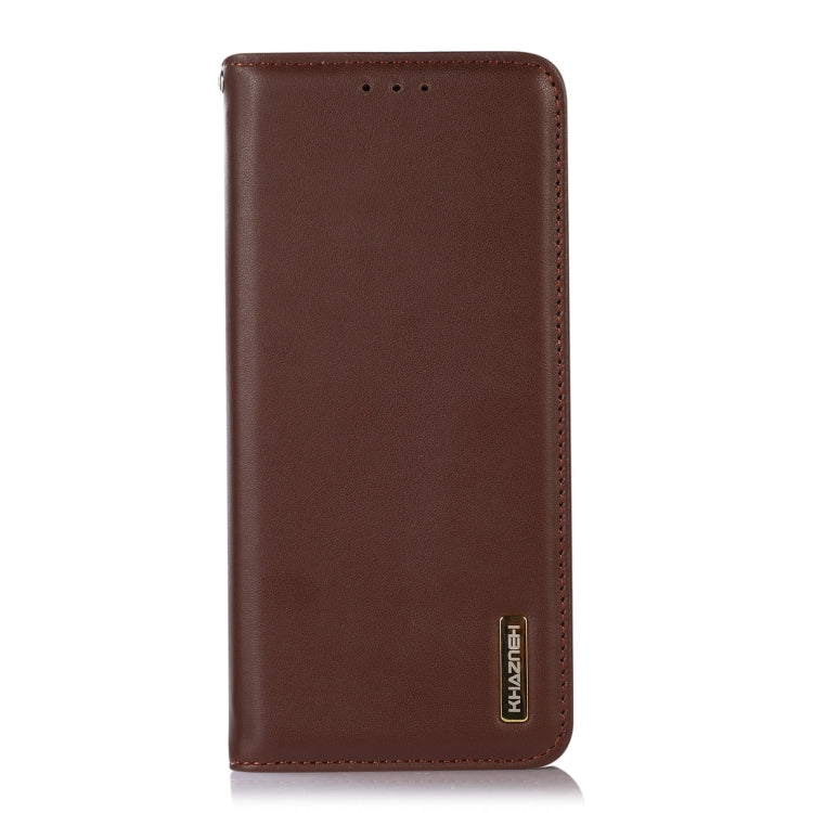 For Honor Play 60 Plus / 200 Smart KHAZNEH Nappa Top Layer Cowhide Leather Phone Case(Brown) - Honor Cases by buy2fix | Online Shopping UK | buy2fix