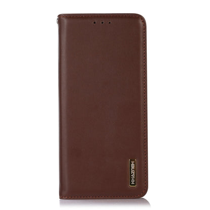 For Honor Play 60 Plus / 200 Smart KHAZNEH Nappa Top Layer Cowhide Leather Phone Case(Brown) - Honor Cases by buy2fix | Online Shopping UK | buy2fix