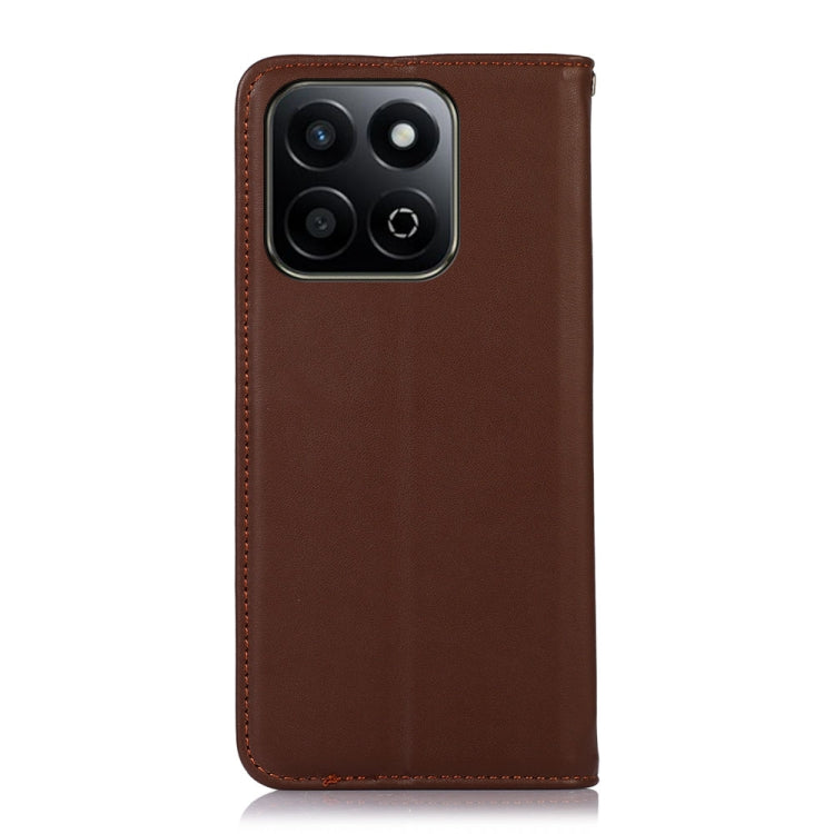 For Honor Play 60 Plus / 200 Smart KHAZNEH Nappa Top Layer Cowhide Leather Phone Case(Brown) - Honor Cases by buy2fix | Online Shopping UK | buy2fix
