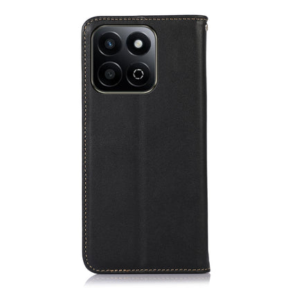 For Honor Play 60 Plus / 200 Smart KHAZNEH Nappa Top Layer Cowhide Leather Phone Case(Black) - Honor Cases by buy2fix | Online Shopping UK | buy2fix