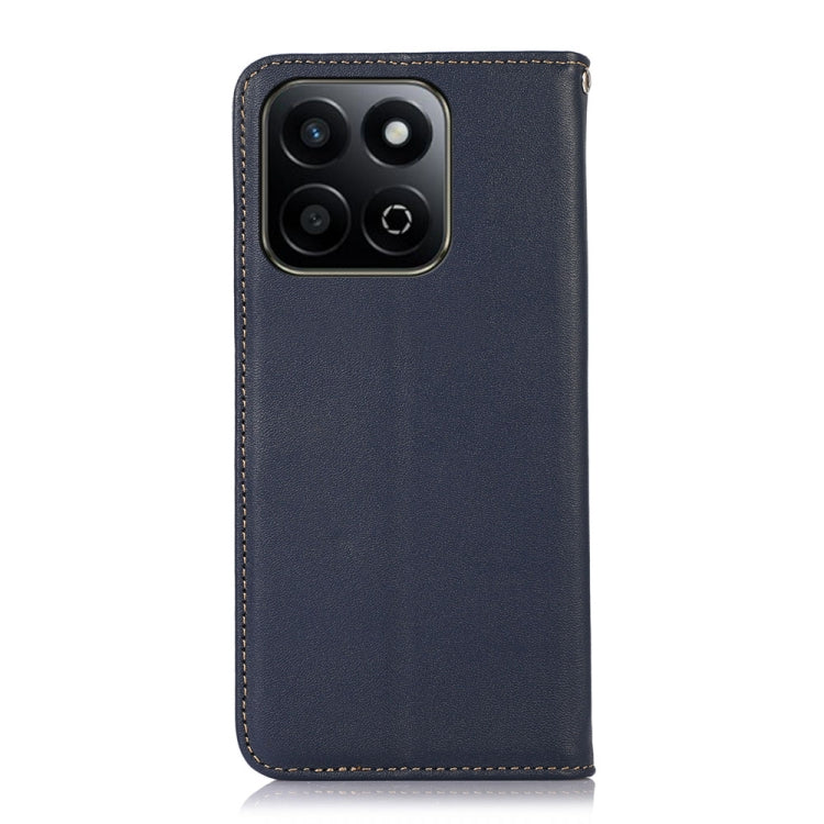 For Honor Play 60 Plus / 200 Smart KHAZNEH Nappa Top Layer Cowhide Leather Phone Case(Blue) - Honor Cases by buy2fix | Online Shopping UK | buy2fix