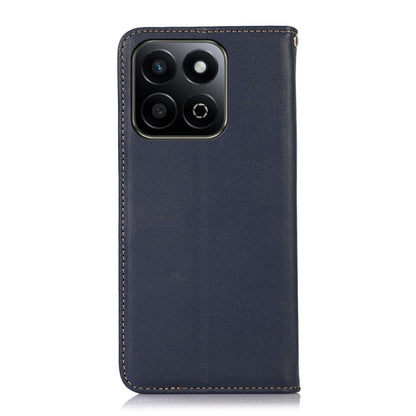 For Honor Play 60 Plus / 200 Smart KHAZNEH Nappa Top Layer Cowhide Leather Phone Case(Blue) - Honor Cases by buy2fix | Online Shopping UK | buy2fix