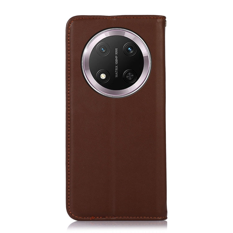 For Honor X9c 5G Global KHAZNEH Nappa Top Layer Cowhide Leather Phone Case(Brown) - Honor Cases by buy2fix | Online Shopping UK | buy2fix