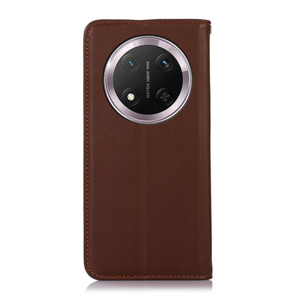 For Honor X9c 5G Global KHAZNEH Nappa Top Layer Cowhide Leather Phone Case(Brown) - Honor Cases by buy2fix | Online Shopping UK | buy2fix