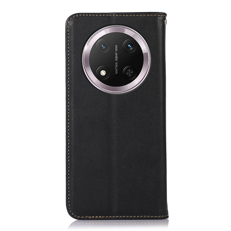 For Honor X9c 5G Global KHAZNEH Nappa Top Layer Cowhide Leather Phone Case(Black) - Honor Cases by buy2fix | Online Shopping UK | buy2fix
