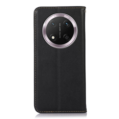 For Honor X9c 5G Global KHAZNEH Nappa Top Layer Cowhide Leather Phone Case(Black) - Honor Cases by buy2fix | Online Shopping UK | buy2fix