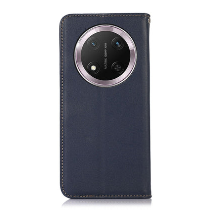For Honor X9c 5G Global KHAZNEH Nappa Top Layer Cowhide Leather Phone Case(Blue) - Honor Cases by buy2fix | Online Shopping UK | buy2fix