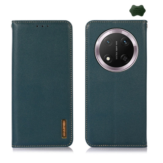 For Honor X9c 5G Global KHAZNEH Nappa Top Layer Cowhide Leather Phone Case(Green) - Honor Cases by buy2fix | Online Shopping UK | buy2fix