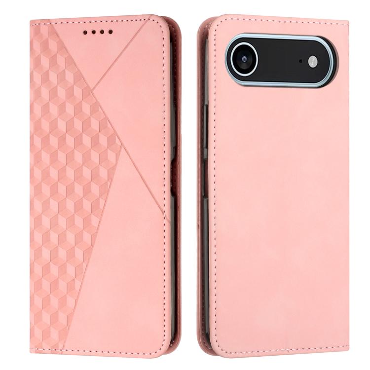 For iPhone Air Diamond Splicing Skin Feel Magnetic Leather Phone Case(Rose Gold) - iPhone Air Cases by buy2fix | Online Shopping UK | buy2fix