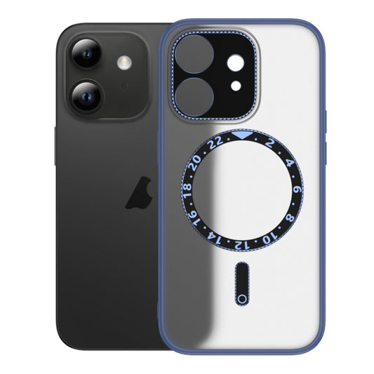 For iPhone 12 Dial Plate Magsafe Phone Case(Sierra Blue) by buy2fix