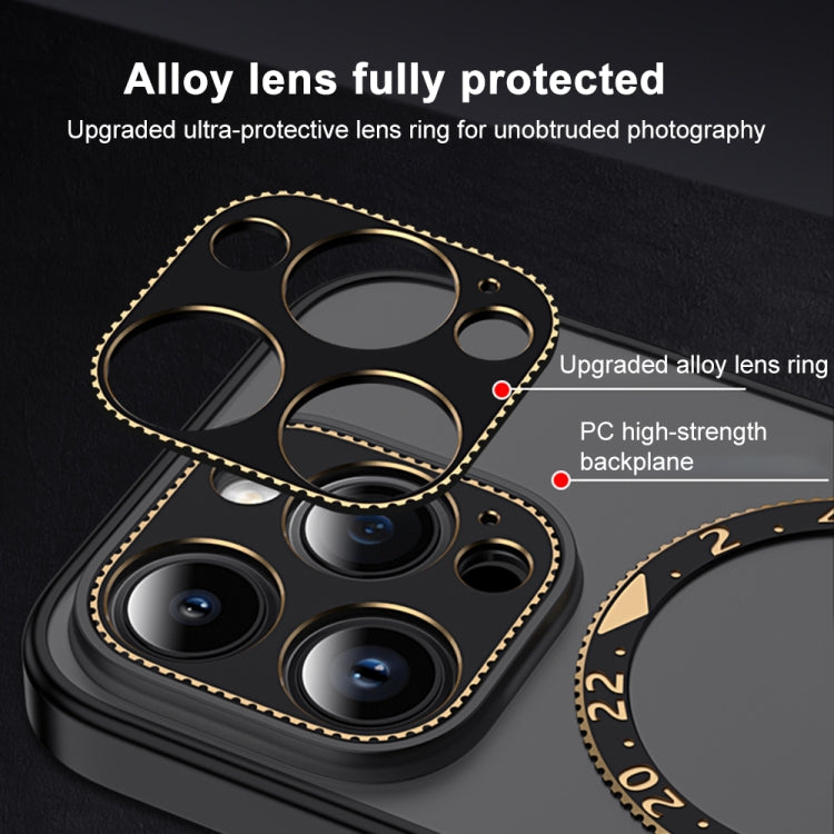 For iPhone 12 Pro Dial Plate Magsafe Phone Case(Sierra Blue) by buy2fix