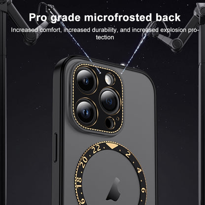 For iPhone 12 Pro Max Dial Plate Magsafe Phone Case(Sierra Blue) by buy2fix