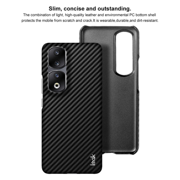 For Honor 90 Pro 5G imak Ruiyi Series PU + PC Phone Case(Carbon Fiber Texture) - Honor Cases by imak | Online Shopping UK | buy2fix