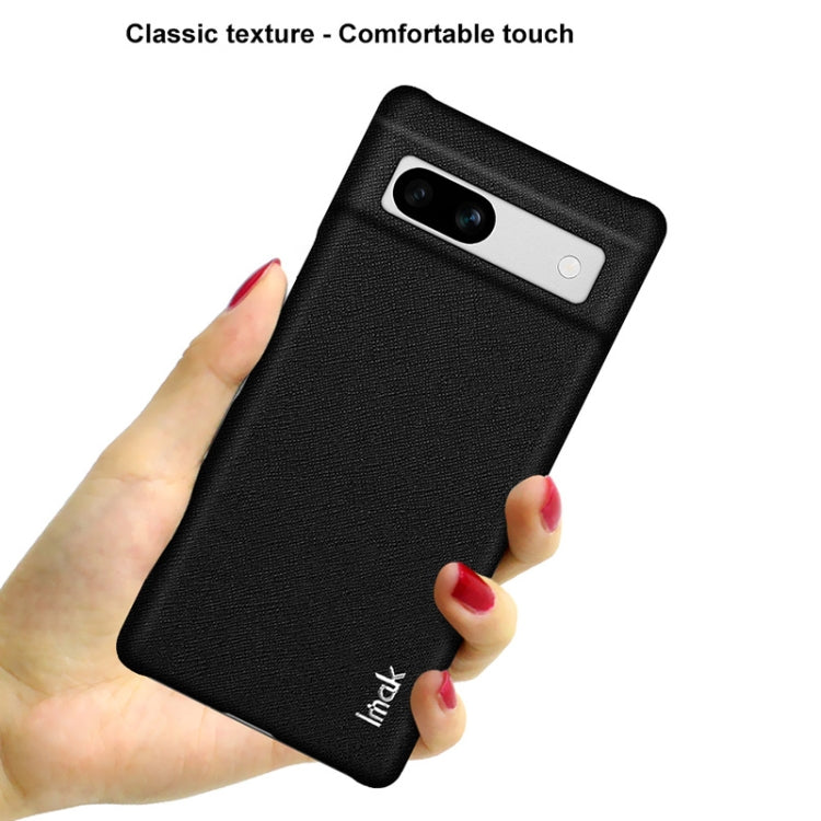 For Google Pixel 7a imak Ruiyi Series PU + PC Phone Case(Carbon Fiber Texture) - Google Cases by imak | Online Shopping UK | buy2fix