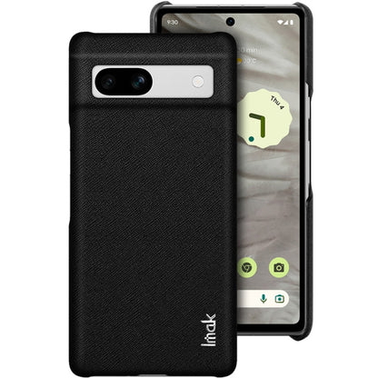 For Google Pixel 7a imak Ruiyi Series PU + PC Phone Case(Cross Texture) - Google Cases by imak | Online Shopping UK | buy2fix