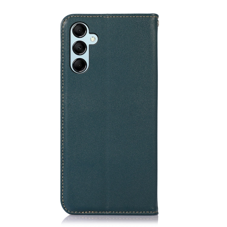For Samsung Galaxy S24 KHAZNEH Nappa Top Layer Cowhide Leather Phone Case(Green) - Galaxy Phone Cases by buy2fix | Online Shopping UK | buy2fix