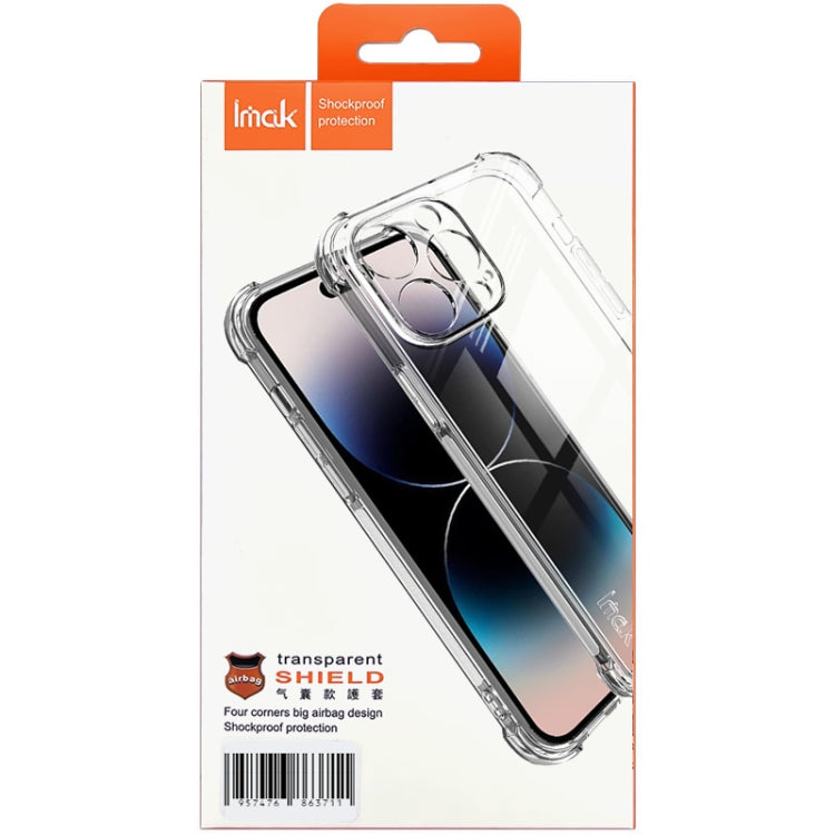 For Asus Zenfone 10 5G imak Shockproof Airbag TPU Phone Case(Transparent) - ASUS Cases by imak | Online Shopping UK | buy2fix