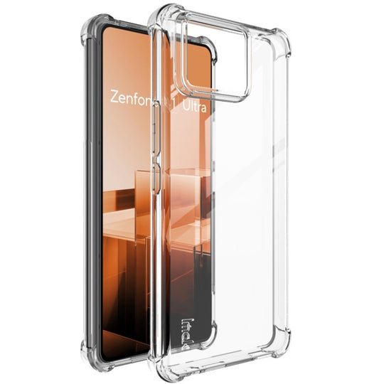 For Asus Zenfone 11 Ultra 5G imak Shockproof Airbag TPU Phone Case(Transparent)