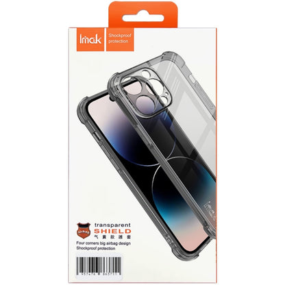 For Samsung Galaxy S23 FE 5G imak Shockproof Airbag TPU Phone Case(Transparent Black) - Galaxy Phone Cases by imak | Online Shopping UK | buy2fix