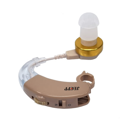 KAIXINWEI F-136 DC1.5V Earhook Hearing Aid Sound Amplifier(Khaki) - Hearing Aids by buy2fix | Online Shopping UK | buy2fix