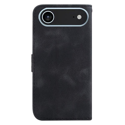 For iPhone Air Seven-shaped Embossed Leather Phone Case(Black) - iPhone Air Cases by buy2fix | Online Shopping UK | buy2fix