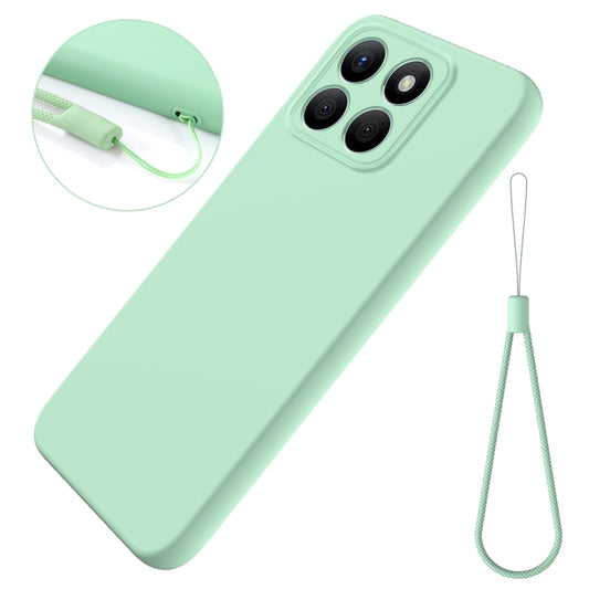 For Honor X8b Solid Color Liquid Silicone Dropproof Full Coverage Phone Case(Green) by buy2fix