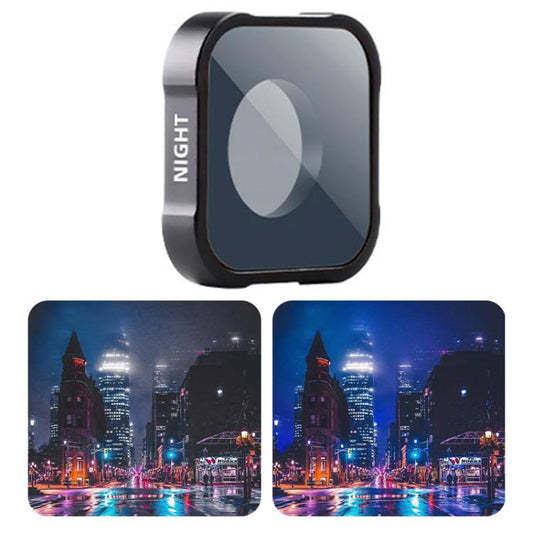 NIGHT Filter Action Camera Lens Filter For GoPro Hero11 Black / Hero11 Black mini / HERO10 Black / HERO9 Black by buy2fix