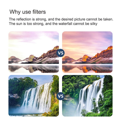 ND32 Filter Action Camera Lens Filter For GoPro Hero11 Black / Hero11 Black mini / HERO10 Black / HERO9 Black by buy2fix