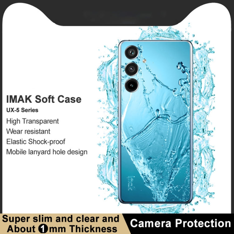 For Samsung Galaxy A35 5G imak UX-5 Series Transparent Shockproof TPU Protective Case(Transparent) - Galaxy Phone Cases by imak | Online Shopping UK | buy2fix