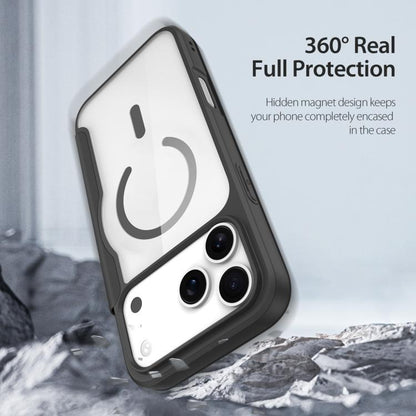 For iPhone 17 Pro DUX DUCIS Skin X Pro Series Magsafe PC + TPU Phone Leather Case(Black) - iPhone 17 Pro Cases by DUX DUCIS | Online Shopping UK | buy2fix